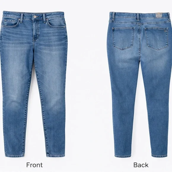 LuLaRoe Light Blue Straight Leg Jeans - Picture 6 of 8